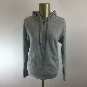 champion full zip long sleeve sweatshirt